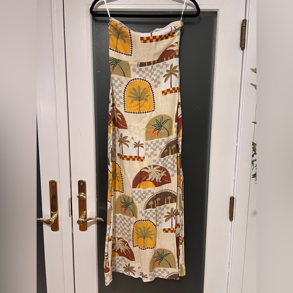 NEW Anthropologie Tropical Maxi Dress